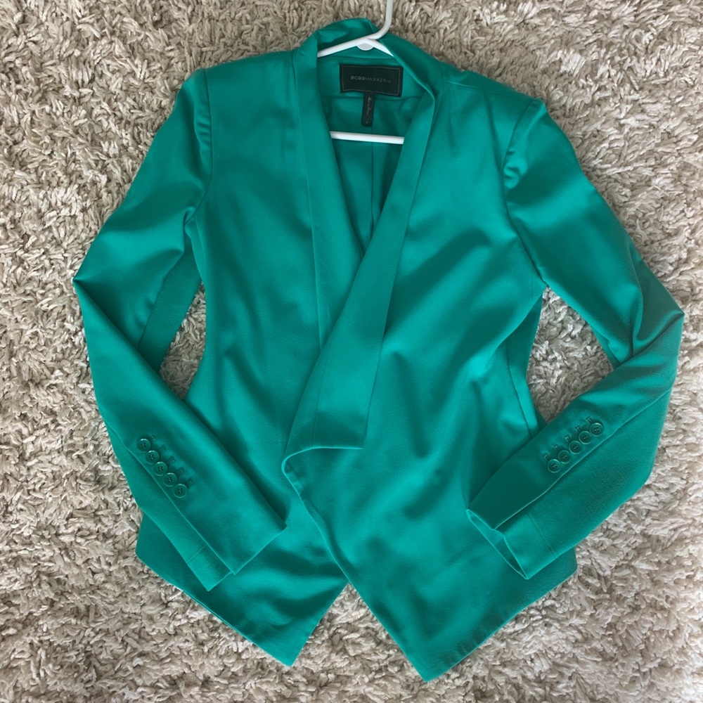 BCBGMaxAzria Teal Blazer